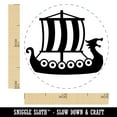 thumbnail image 2 of Viking Dragon Longship with Striped Sail Self-Inking Rubber Stamp Ink Stamper - Green Ink - Mini 1/2 Inch, 2 of 7