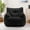 Black, variant on YSICK Small Bean Bag Chair for Adults and Kids,Memory Foam Bean Bag Sofa with Armrests & Pockets，Beanbag Lounge Lazy Floor Sofa for Living Room, Bedroom,Dark Blue