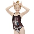 thumbnail image 5 of Harley Quinn Joker Children's One-piece Swimwear Halterneck Swimsuit Summer Beach Girl's Bathing Suits Breathable Beachwear, 5 of 7