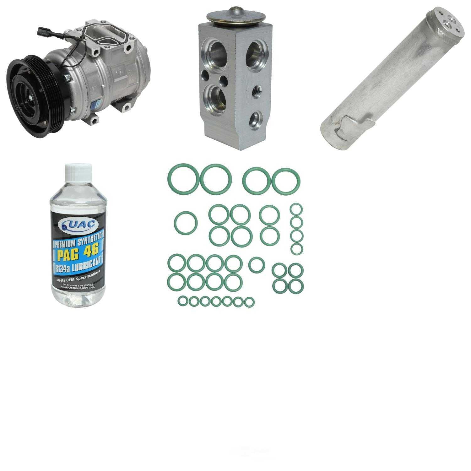 A/C Compressor and Component Kit -- Compressor Replacement Kit Fits select: 2006 HYUNDAI TUCSON GLS/LIMITED, 2005 HYUNDAI TUCSON GLS/LX
