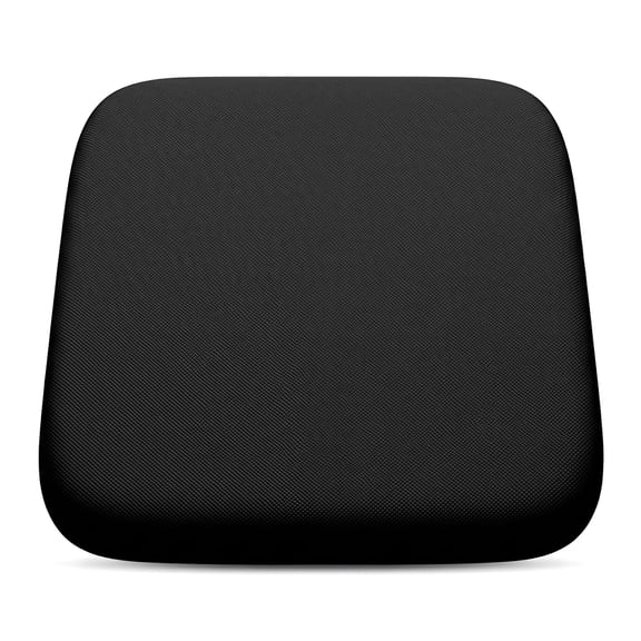 Memory Foam Seat Cushion for Office Chair, 15.74″ Non-Slip & Breathable Pad for Long Hour Sitting at Desk, Home or Car (Black)