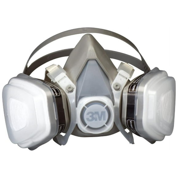 3M Respirator 07191 Elastomeric Half Mask Respirator; P95 Rated; Dual Headbands; Single; Small
