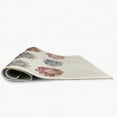 thumbnail image 4 of Simply Daisy 3' x 5' Ligonberry Red Gypsy Floral Spring Chenille Indoor/Outdoor Rug, 4 of 4