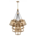 thumbnail image 2 of Ensemble-Thirteen Light Large Foyer-32.5 Inches Wide By 52.5 Inches Tall-Brushed Bronze Finish Fredrick Ramond Lighting Fr42449bbz, 2 of 2