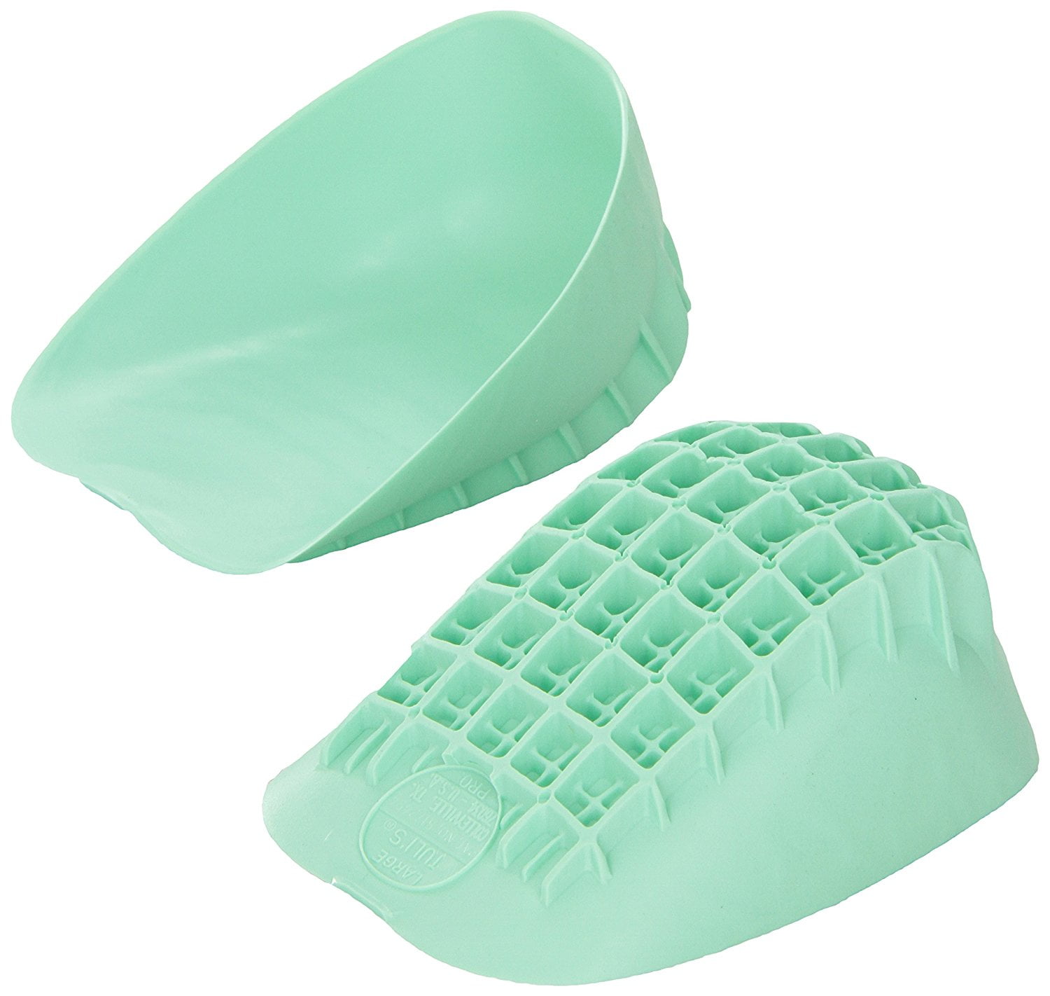 Heavy Duty Heel Cups, Large (Over 175lbs), Reduces heel pain By Tuli's