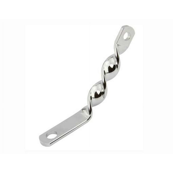 Twisted Light Bracket Chrome. Bike light part, bicycle lightpart, lowrider , beach cruiser, chopper, limo, stretch bike