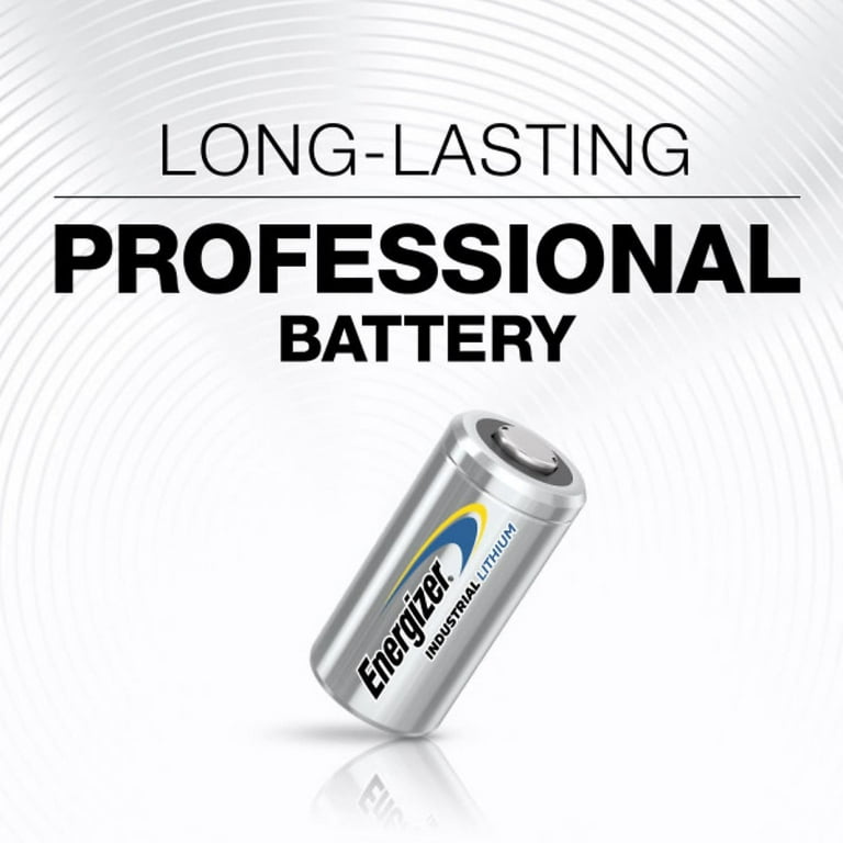 Industrial Lithium CR123 Photo Battery, 3 V, 12/Pack