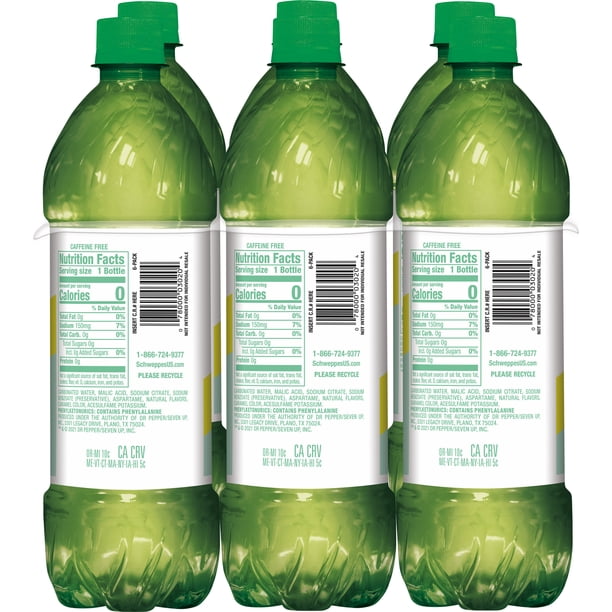 Schweppes Ginger Ale 6pk - Pop stock for facility management