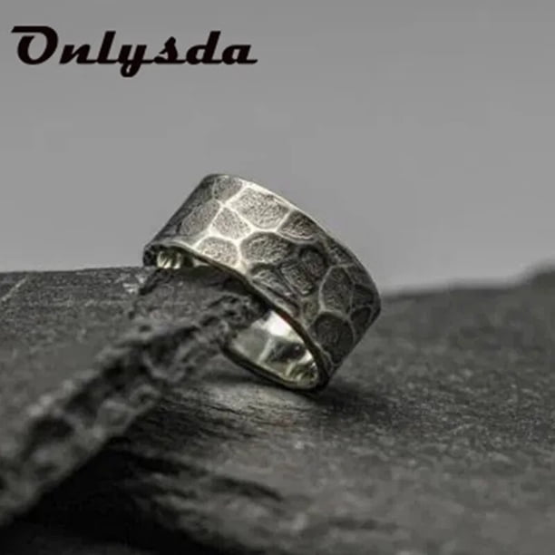 Anillo de estilo gótico vikingo para hombre y mujer, joyería geométrica de acero inoxidable, anillos de boda y pareja, regalo