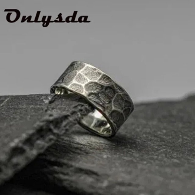 Anillo de estilo gótico vikingo para hombre y mujer, joyería geométrica de acero inoxidable, anillos de boda y pareja, regalo