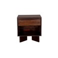 thumbnail image 3 of Porter Designs Cambria Solid Sheesham Wood Nightstand - Gray, 3 of 10