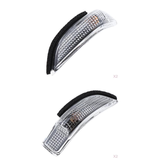 Kit de Luz Indicadora de Señal de Espejo de Coche Sunnimix 2 Pares Luz trasera de giro único