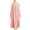 Pink, variant on Women’s Coral Fleece Towel Wrap – Ankle-Length Halter Robe for Spa & Daily Use (2025 Post-Shower Essential)