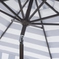 thumbnail image 4 of Safavieh Elsa 9' Market Crank Auto Tilt Patio Umbrella, Navy/White, 4 of 7