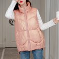 thumbnail image 2 of Vedolay Womens Parkas Long Sleeve Button Down Coat Knitwear Coat Pink,XL, 2 of 3