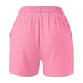 thumbnail image 6 of CHENge Women's French Terry Shorts Drawstring Lounge Sweat Shorts with Side Pockets Summer Casual Comfort Wear, 6 of 6