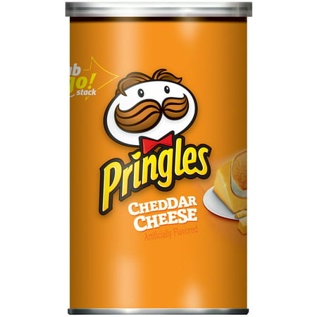 Pringles Cheddar Cheese Potato Crisps 1.41 oz. Canister - Walmart.com