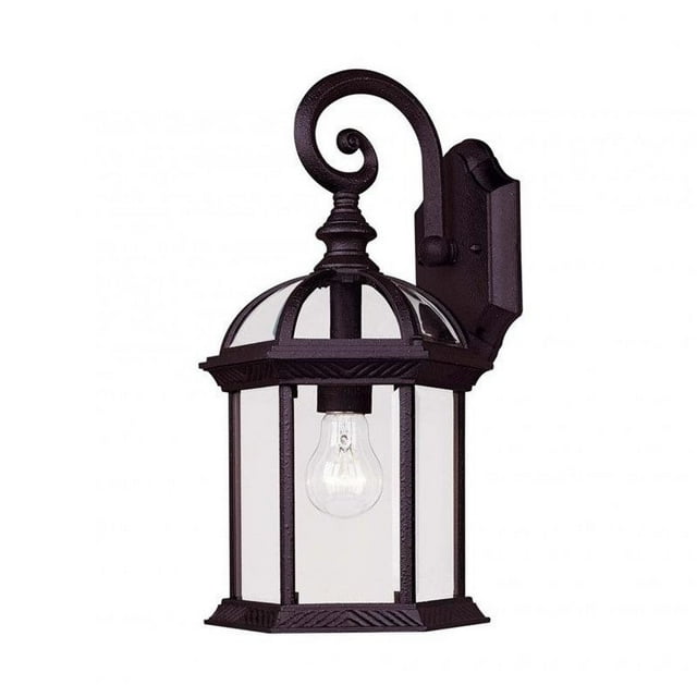 Savoy House Kensington Wall Mount Lantern in Textured Black
