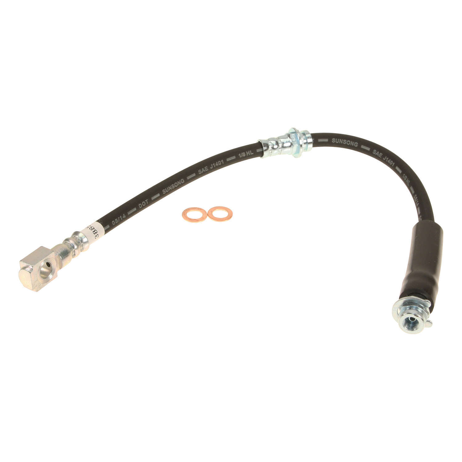 Brake Hydraulic Hose Fits select: 1995-1999 CHEVROLET ASTRO, 1990-1999 GMC SAFARI