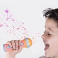 thumbnail image 4 of Pink Pink Electronic Children Small Microphone Toy With Light And Sound Early Education Musical Instrument For Kids Singing And Motor Skills Development Indoor Outdoor, 4 of 7