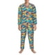 thumbnail image 3 of Balery Colorful Fish 1 Pijama para Hombre de Dos Piezas con Manga Larga, Conjunto de Dormir y Descanso Suave con Bolsillos-Medium, 3 of 7