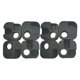 thumbnail image 4 of 8 piezas de accesorios de conector para silla de camping, repuesto resistente, color negro, reparación Cuadrado, 4 of 8