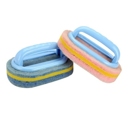 

Sanfanil Flexible Plastic Sponge Cleaning Fibre Cotton Bathroom Bathtub Brush With Handle