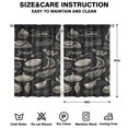 thumbnail image 2 of Kitchen Food Colorful Cooking Chef Curtains-blackout Curtains Bedroom Decor Living Room Darkening Grommet Window Drapes 2 Panels Set 41"x63", 2 of 2