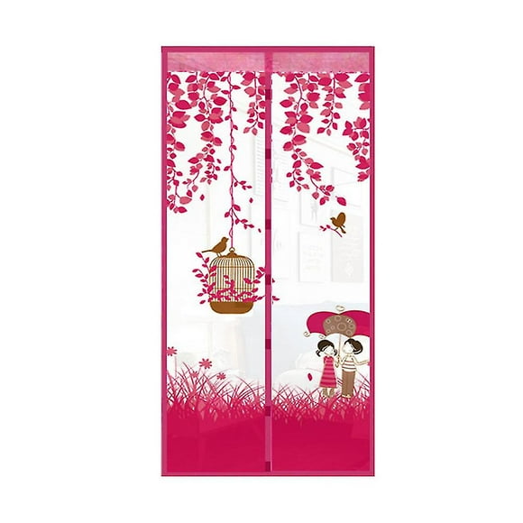 Sijiali Bird Cage Umbrella Summer Magnet Door Fly Screen Anti Mosquito Mesh Net Curtain
