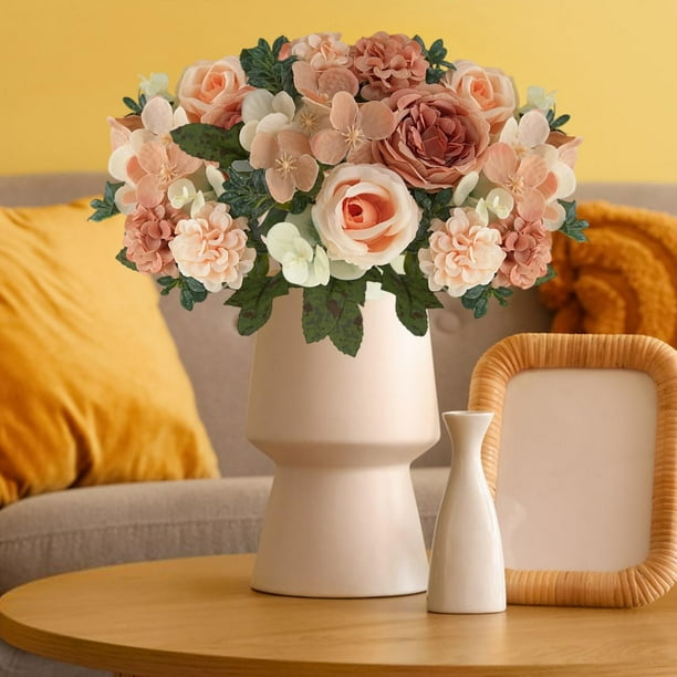 Flor de imitación para decoración del hogar, boda, flores artificiales de pared.