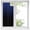 Blue, variant on Black White Window Privacy Film, Modern Geometric Abstract Gradient Striped Static Cling UV Sun Blocking Heat Control Window Tint Day and Night, Non-Adhesive One Way Privacy Cover 17.7''x39.3''