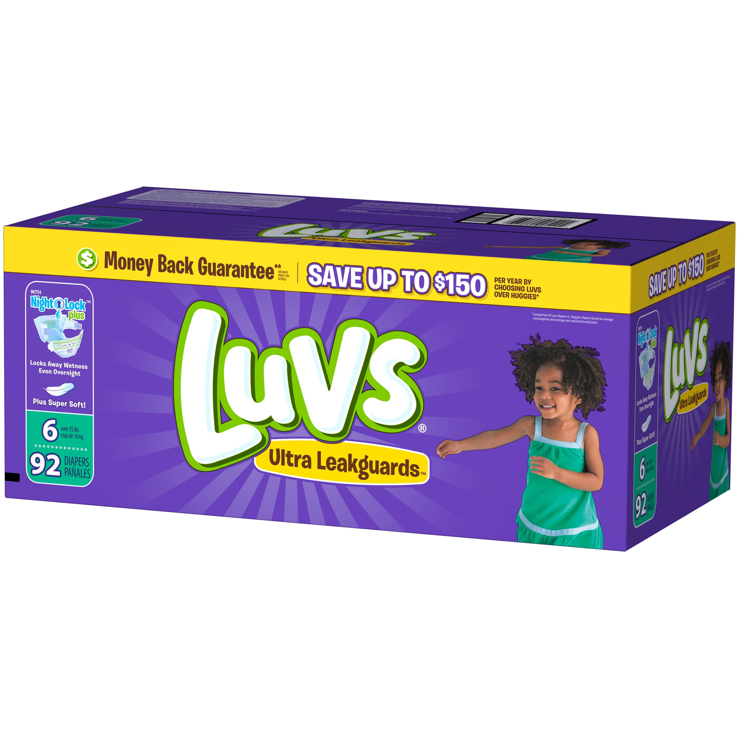 luvs walmart size 6