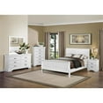 thumbnail image 2 of Pemberly Row Traditional 2-Drawer Wood Nightstand in White Finish, 2 of 3