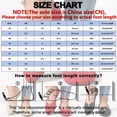 thumbnail image 6 of Rokment Ladies Dress Shoes Women's Stylish Metallic Buckles V-Cut Formal Pointed Toe Ballet Flat Casual Business Office Slip on Loafers for Bride Wedding, 6 of 7