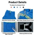 thumbnail image 2 of BT Bear Warm Small Dog Jumpsuit,Plush Fleece Puppy Onesie with D-Ring and Reflective Strips,Long-Sleeved Dog Cold Weather Coats for Small Medium Dogs Blue XL, 2 of 7
