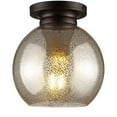 thumbnail image 3 of JONATHAN Y Atlas 7.75" Metal/Glass LED Flush Mount, Mercury Silver/Oil Rubbed Bronze, JYL7443B, 3 of 8