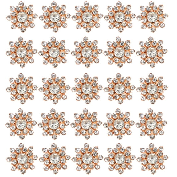 USHOBE Diy Sewing Buttons 30Pcs Rose Gold Metal for Buttons for Clothing and DIY Accessories