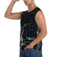 thumbnail image 3 of Fotbe New York City1 Men's Camiseta sin Mangas Estampada para Hombres, Playera Casual para Gimnasio, Entrenamiento, Playa-Large, 3 of 7