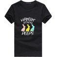 thumbnail image 1 of EQWLJWE Chemises de Pâques pour Femmes, Été Mignon Imprimé Lettre Hauts Blouse Décontractée Manches Courtes Col Rond T-Shirts Graphiques Lapin Liquidation, 1 of 5