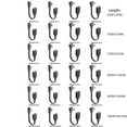 thumbnail image 3 of USB2.0 Extension Cable Extender Data Line 480mps Curved For USB Printer Modem, 3 of 5