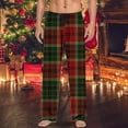 thumbnail image 2 of Top-kevin Christmas Flannel Pajama Pants for Man Sleep Lounge Pjs Bottoms Soft Wide Leg Comfy Drawstring Night Pants Pockets, 2 of 7