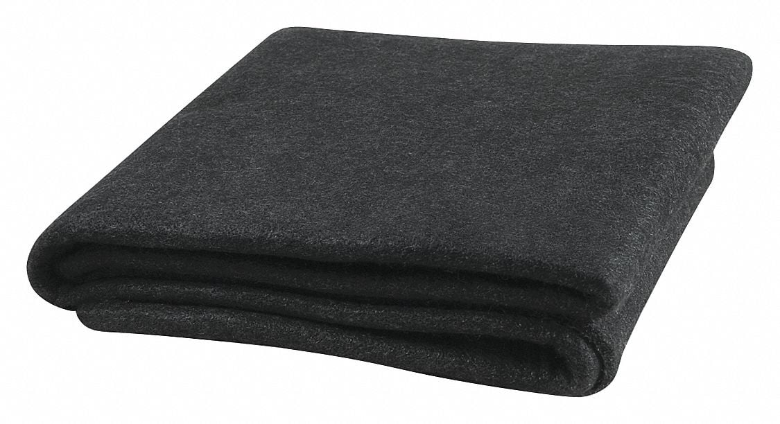 STEINER 316-4X6 Welding Blanket,4 ft W,6 ft.,Black 