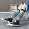 thumbnail image 5 of KLL Cute Cloud Cat Print Cool Socks Men's Women's Crew Socks Funny Crazy Novelty Stockings, 5 of 6