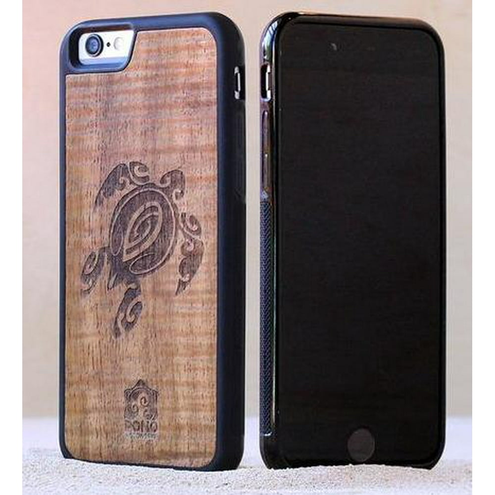 Sonix Pono Woodworks Hawaiian Koa Wood Pono Turtle Apple iPhone7 Case