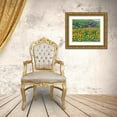 thumbnail image 3 of Deiter, Lori 24x20 Gold Ornate Wood Framed with Double Matting Museum Art Print Titled - Sunflower Farm, 3 of 4