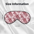 thumbnail image 5 of Naloa Orchids Flowers Print Sleep Mask for Sleeper, Light Blocking Sleeping Eye Mask for Women Men, Eye Shade with Adjustable Strap for Travel, Nap,Meditation, 5 of 7