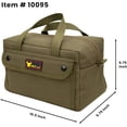 thumbnail image 2 of G & F Products Heavy Duty Tool Bag for Electricians with 6 Pockets 11"L x 7"W x 6"H, 2 of 12
