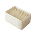 thumbnail image 2 of 7-Compartment Jeans Drawer Organizer Box Washable Clothing Storage Bin, Perfect For Folded Jeans, Trousers, Leggings And T-shirts At Home, 1pc, by UKHCCC, 2 of 8