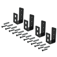 thumbnail image 2 of HardwareX Supply Door Barricade Brackets for 2 x 4 Lumber, 2 of 9