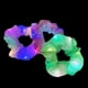thumbnail image 4 of 6pcs Led Light Up Hair Scrunchies Colorful Luminous Satin Silky Hair Tie Band Elastic Ponytail Holder Party Favors, 4 of 5